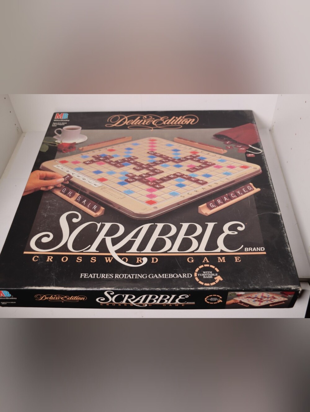 Scrabble Rotating Board Deluxe Edition